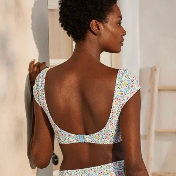 Boden Multicolor Patterned Bikini Top - Picture 3 of 14